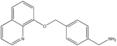 {4-[(quinolin-8-yloxy)methyl]phenyl}methanamine