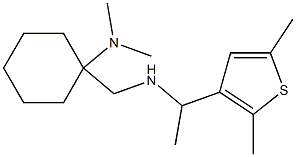 1-({[1-(2,5-dimethylthiophen-3-yl)ethyl]amino}methyl)-N,N-dimethylcyclohexan-1-amine