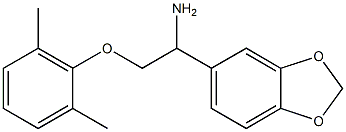 1-(1,3-benzodioxol-5-yl)-2-(2,6-dimethylphenoxy)ethanamine