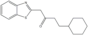 1-(1,3-benzothiazol-2-yl)-4-cyclohexylbutan-2-one