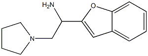1-(1-benzofuran-2-yl)-2-(pyrrolidin-1-yl)ethan-1-amine Structure