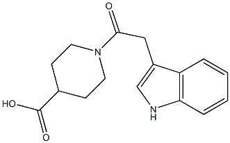 1-(1H-indol-3-ylacetyl)piperidine-4-carboxylic acid