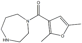 1-(2,5-dimethyl-3-furoyl)-1,4-diazepane Structure