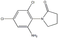 1-(2-amino-4,6-dichlorophenyl)pyrrolidin-2-one Structure