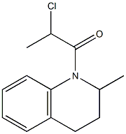 1-(2-chloropropanoyl)-2-methyl-1,2,3,4-tetrahydroquinoline Structure