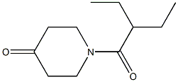 1-(2-ethylbutanoyl)piperidin-4-one Structure