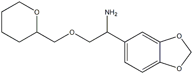 1-(2H-1,3-benzodioxol-5-yl)-2-(oxan-2-ylmethoxy)ethan-1-amine Structure