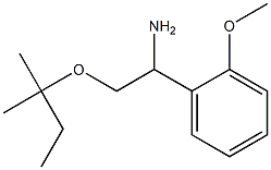 1-(2-methoxyphenyl)-2-[(2-methylbutan-2-yl)oxy]ethan-1-amine Structure