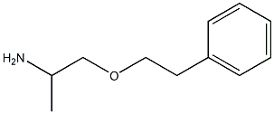 1-(2-phenylethoxy)propan-2-amine Struktur