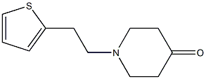 1-(2-thien-2-ylethyl)piperidin-4-one Structure