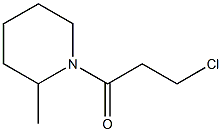 1-(3-chloropropanoyl)-2-methylpiperidine Structure