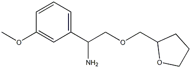 1-(3-methoxyphenyl)-2-(oxolan-2-ylmethoxy)ethan-1-amine Struktur