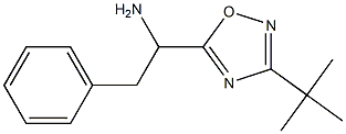 1-(3-tert-butyl-1,2,4-oxadiazol-5-yl)-2-phenylethan-1-amine Structure