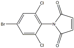 1-(4-bromo-2,6-dichlorophenyl)-2,5-dihydro-1H-pyrrole-2,5-dione Structure