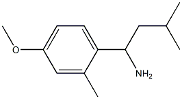 1-(4-methoxy-2-methylphenyl)-3-methylbutan-1-amine