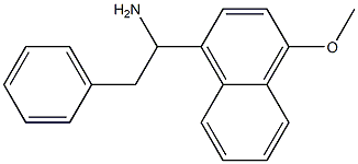 1-(4-methoxynaphthalen-1-yl)-2-phenylethan-1-amine Structure