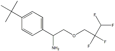 1-(4-tert-butylphenyl)-2-(2,2,3,3-tetrafluoropropoxy)ethan-1-amine