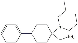  1-(aminomethyl)-4-phenyl-N,N-dipropylcyclohexan-1-amine