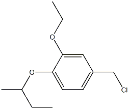 1-(butan-2-yloxy)-4-(chloromethyl)-2-ethoxybenzene Structure