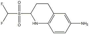 1-(difluoromethane)sulfonyl-1,2,3,4-tetrahydroquinolin-6-amine Structure