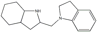 1-(octahydro-1H-indol-2-ylmethyl)-2,3-dihydro-1H-indole Struktur