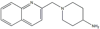1-(quinolin-2-ylmethyl)piperidin-4-amine Struktur