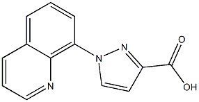 1-(quinolin-8-yl)-1H-pyrazole-3-carboxylic acid Structure