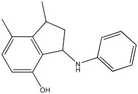 1,7-dimethyl-3-(phenylamino)-2,3-dihydro-1H-inden-4-ol