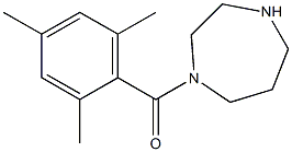 1-[(2,4,6-trimethylphenyl)carbonyl]-1,4-diazepane Structure