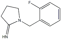 1-[(2-fluorophenyl)methyl]pyrrolidin-2-imine Structure