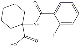 1-[(2-iodobenzoyl)amino]cyclohexanecarboxylic acid