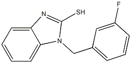 1-[(3-fluorophenyl)methyl]-1H-1,3-benzodiazole-2-thiol