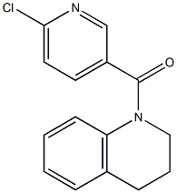 1-[(6-chloropyridin-3-yl)carbonyl]-1,2,3,4-tetrahydroquinoline 结构式