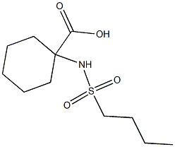  1-[(butylsulfonyl)amino]cyclohexanecarboxylic acid