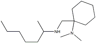 1-[(heptan-2-ylamino)methyl]-N,N-dimethylcyclohexan-1-amine Structure
