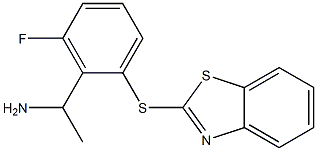 1-[2-(1,3-benzothiazol-2-ylsulfanyl)-6-fluorophenyl]ethan-1-amine