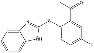 1-[2-(1H-1,3-benzodiazol-2-ylsulfanyl)-5-fluorophenyl]ethan-1-one