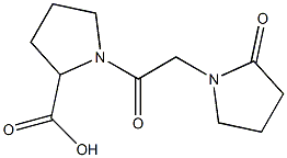 1-[2-(2-oxopyrrolidin-1-yl)acetyl]pyrrolidine-2-carboxylic acid