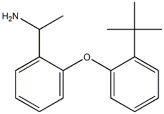 1-[2-(2-tert-butylphenoxy)phenyl]ethan-1-amine 化学構造式
