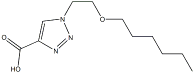 1-[2-(hexyloxy)ethyl]-1H-1,2,3-triazole-4-carboxylic acid