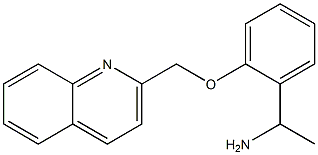 1-[2-(quinolin-2-ylmethoxy)phenyl]ethan-1-amine