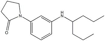 1-[3-(heptan-4-ylamino)phenyl]pyrrolidin-2-one Structure