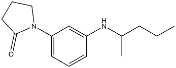  1-[3-(pentan-2-ylamino)phenyl]pyrrolidin-2-one