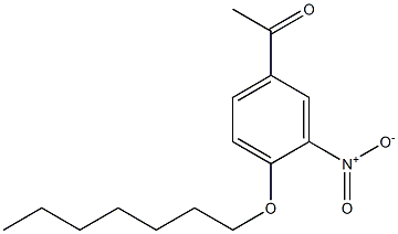 1-[4-(heptyloxy)-3-nitrophenyl]ethan-1-one 结构式