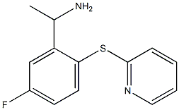 1-[5-fluoro-2-(pyridin-2-ylsulfanyl)phenyl]ethan-1-amine