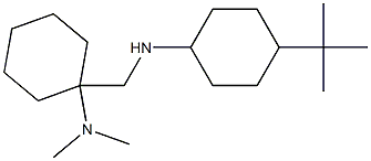 1-{[(4-tert-butylcyclohexyl)amino]methyl}-N,N-dimethylcyclohexan-1-amine 结构式