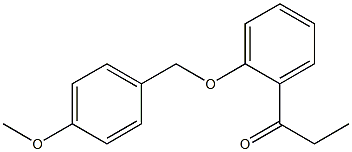 1-{2-[(4-methoxyphenyl)methoxy]phenyl}propan-1-one