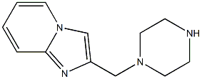 1-{imidazo[1,2-a]pyridin-2-ylmethyl}piperazine 结构式