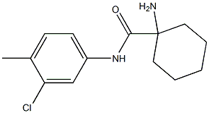 1-amino-N-(3-chloro-4-methylphenyl)cyclohexane-1-carboxamide Structure