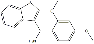 1-benzothiophen-3-yl(2,4-dimethoxyphenyl)methanamine
